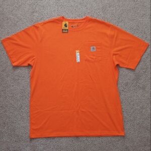 Neon Orange Carhartt Loose Fit Shirt